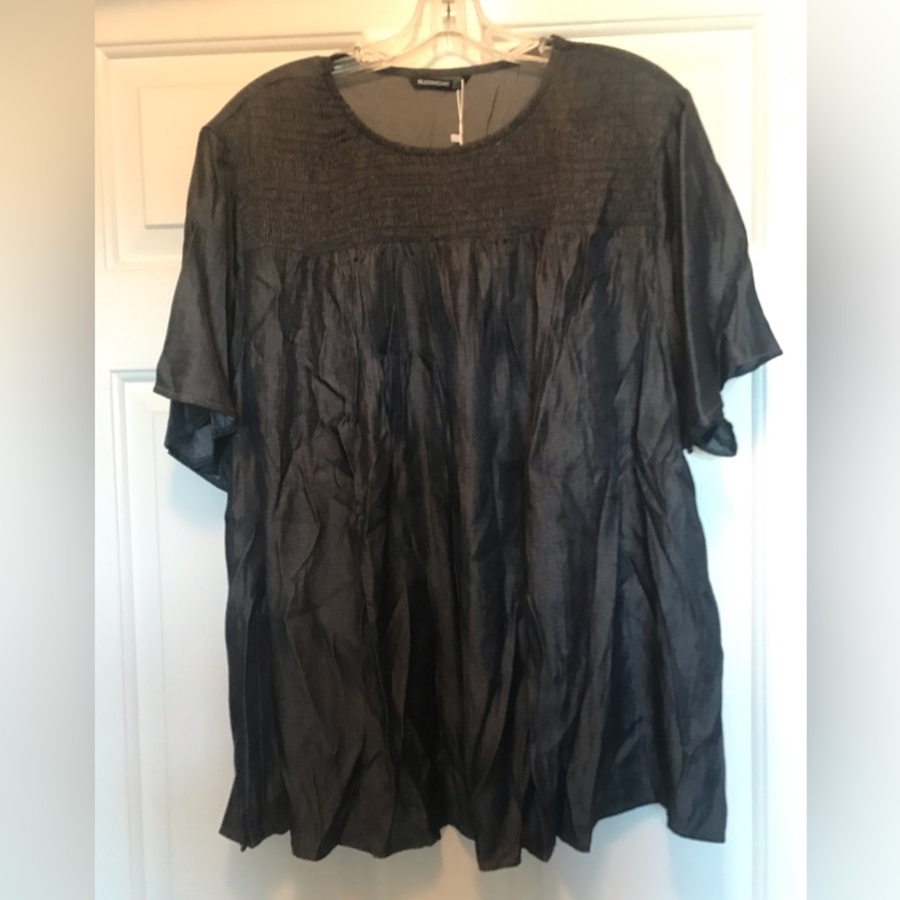 Shimmery Black Tunic